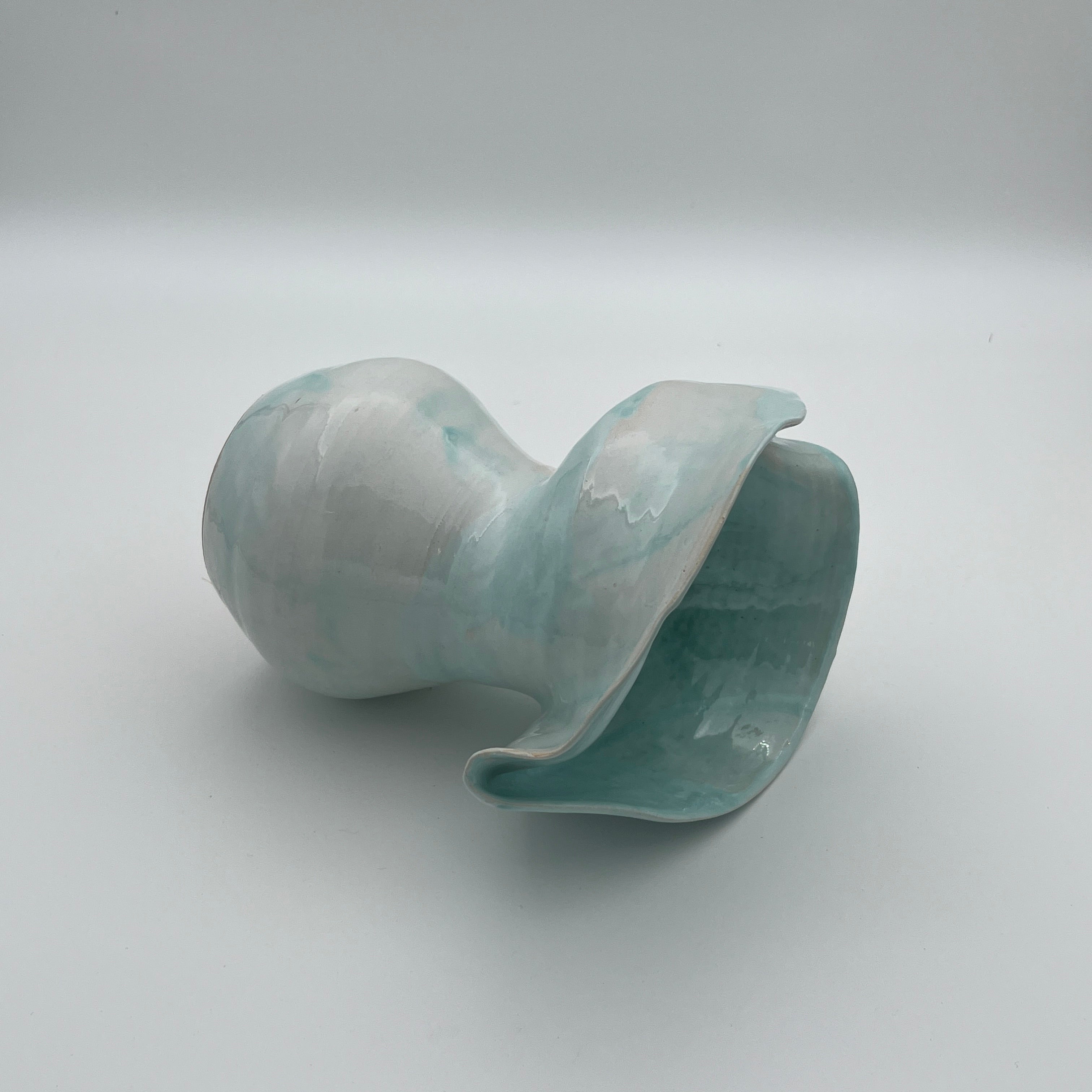 Flow Vase Aquamarine