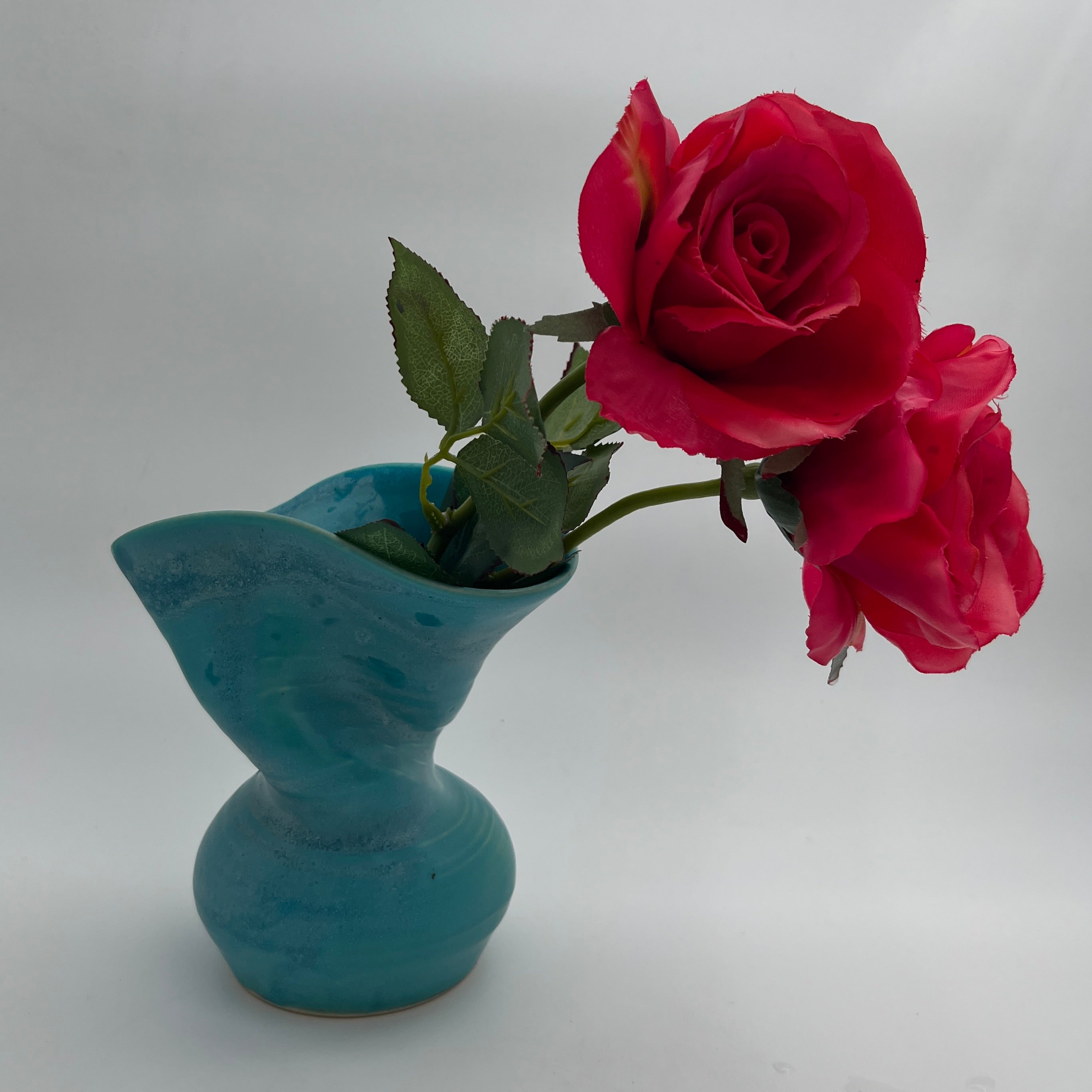 Flow Vase Turquoise