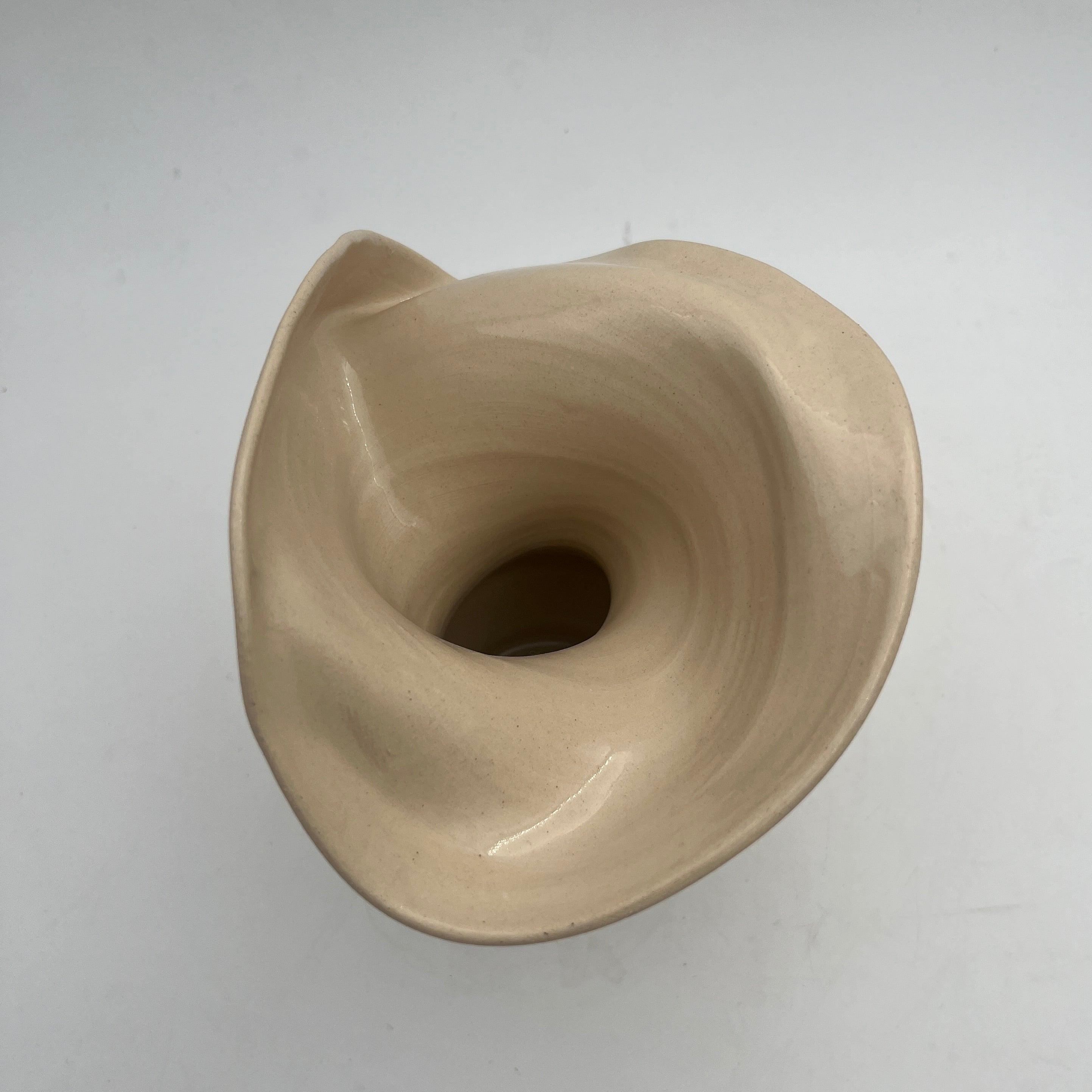 "Flow" Vase Beige