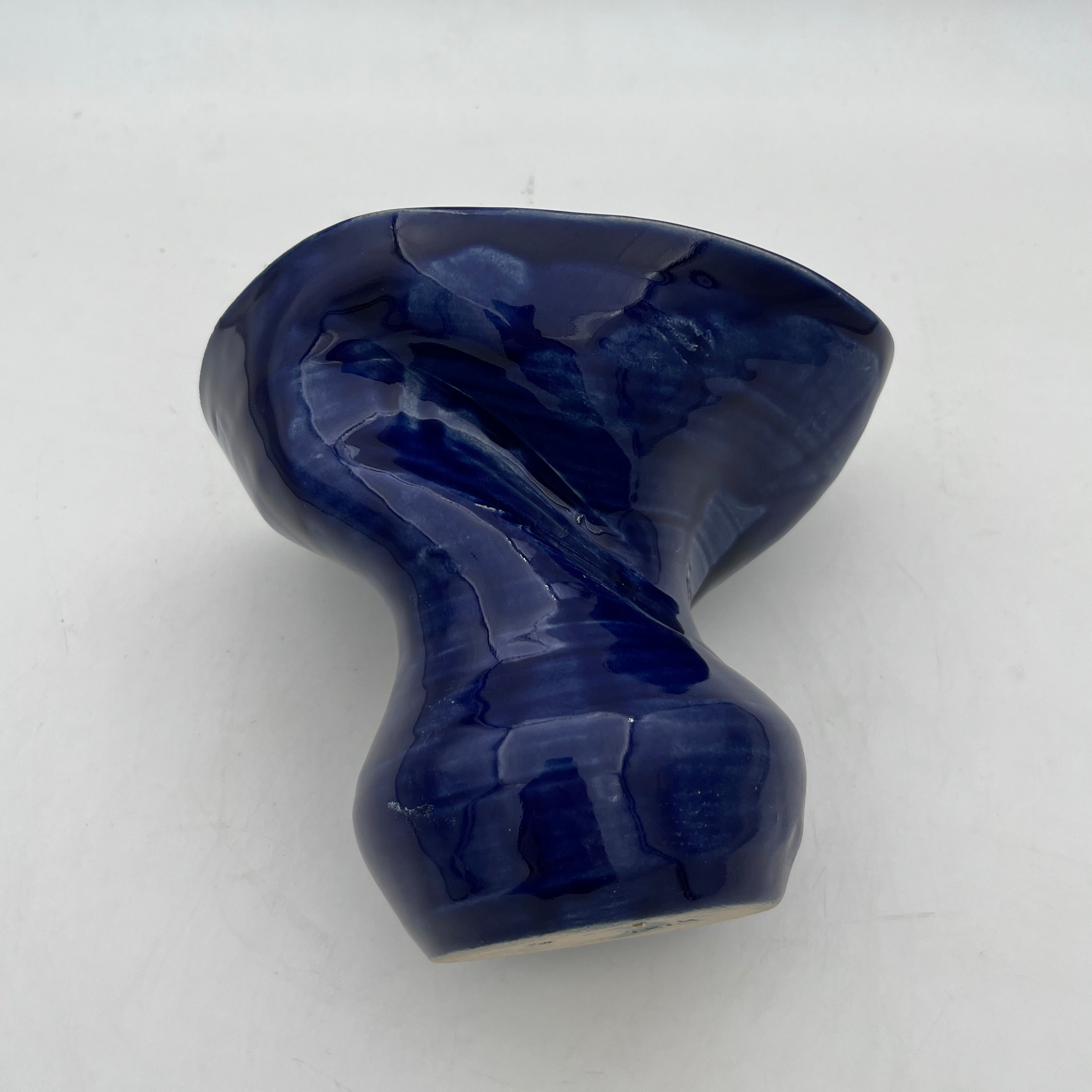 "Flow" Vase Cobalt Blue