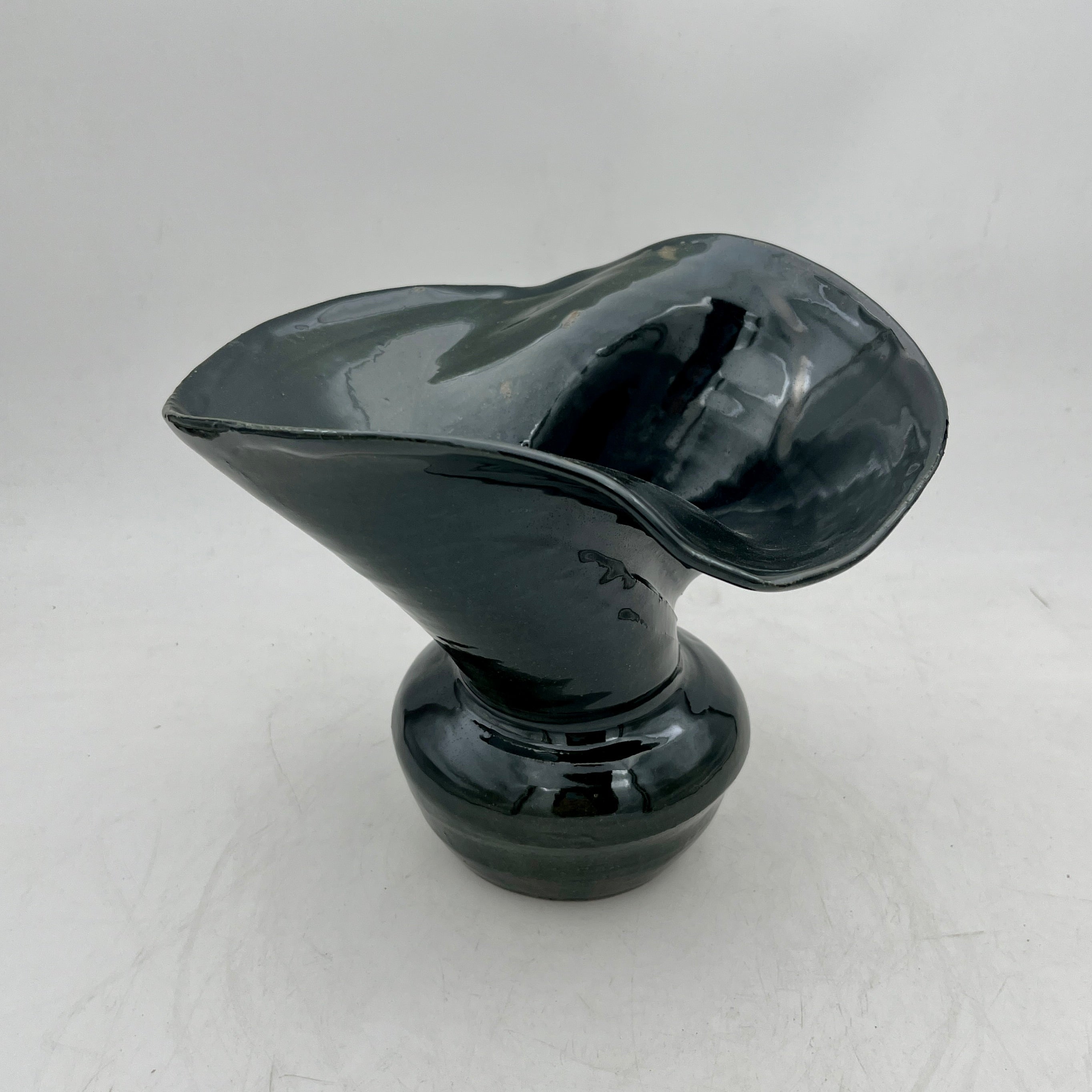 "Flow" Vase Dark Green